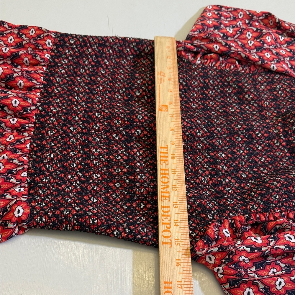 Alice + Olivia Elvira Smocked Mock Neck Mini Dress Size 10 - Picture 10 of 16